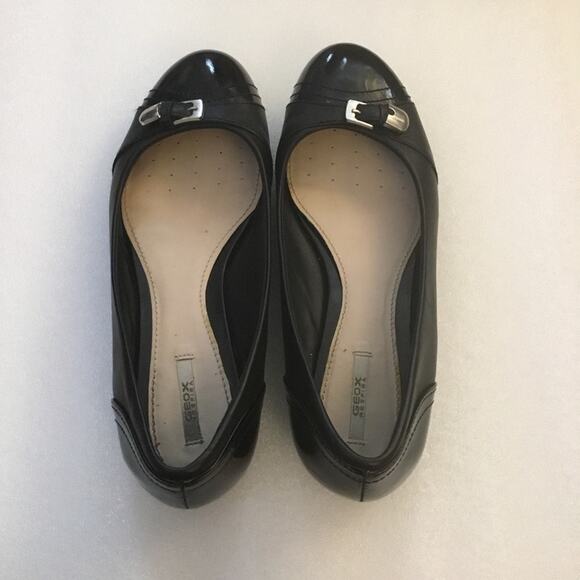 Geox Black Respira Flats with Buckle Accent - Picture 4 of 10